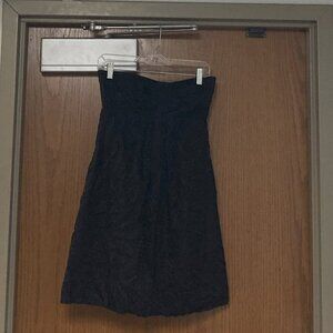 White House Black Market black strapless dress sz 2'